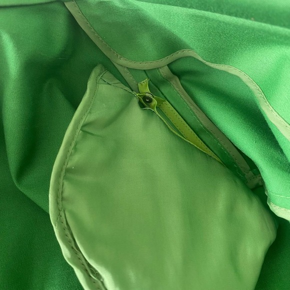 Lafayette 148 2 Piece Outfit Green Jacket and skirt- Sz 8 - Picture 8 of 10